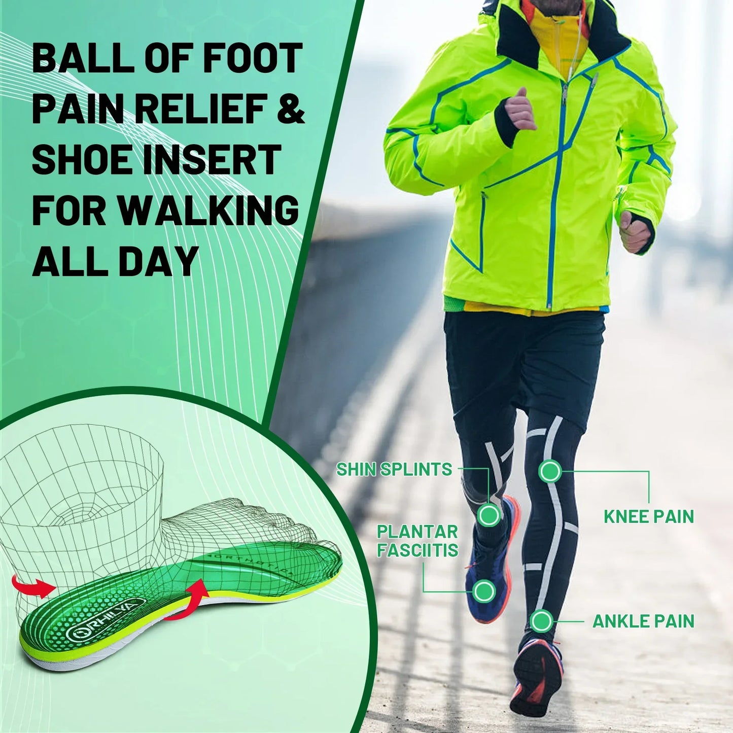 High Arch Support Insole