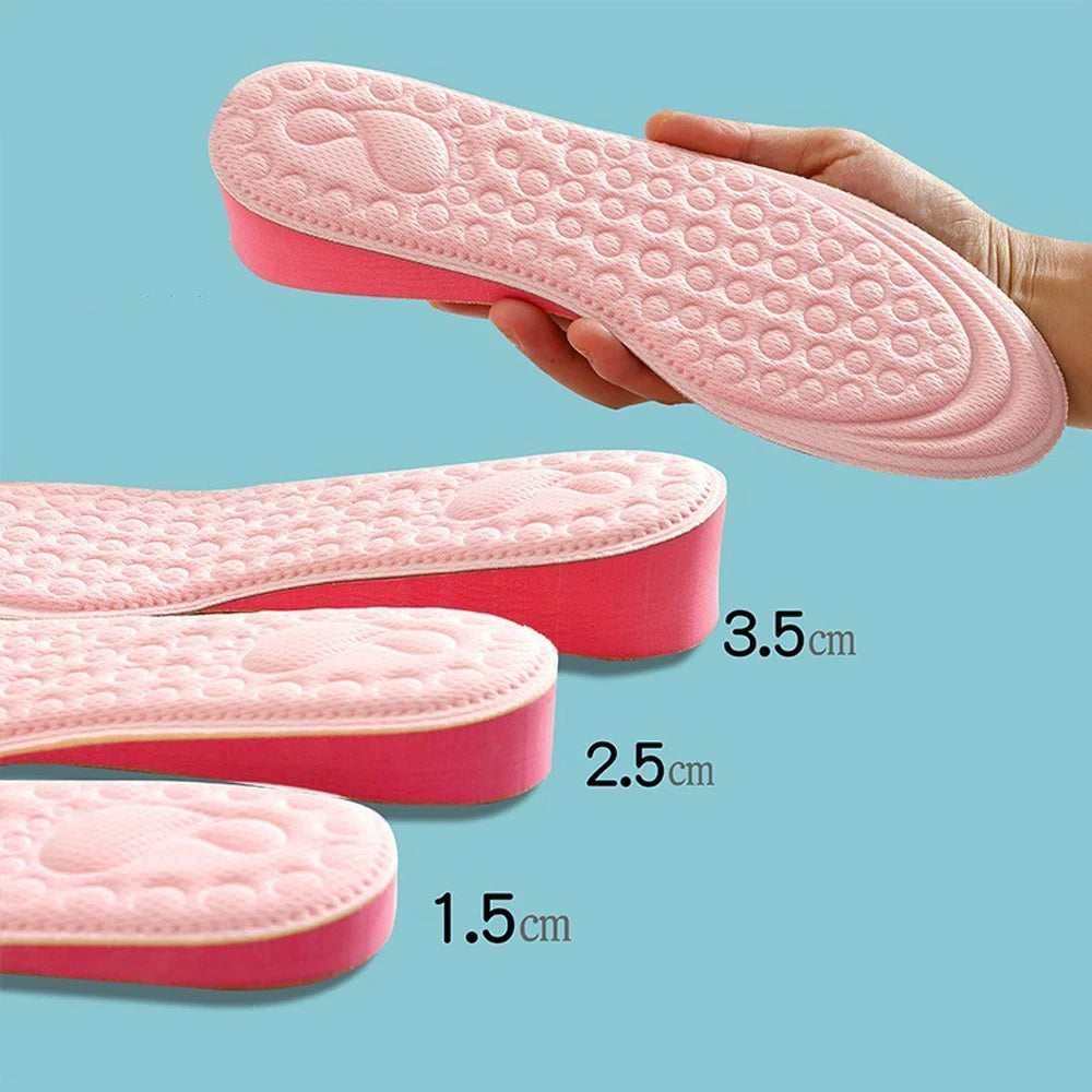 1Pair Height Increased Insoles for Women