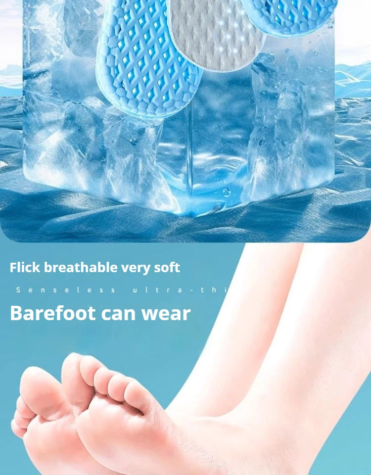 Mesh Breathable Insoles for Shoes Men Summer Cool Insole