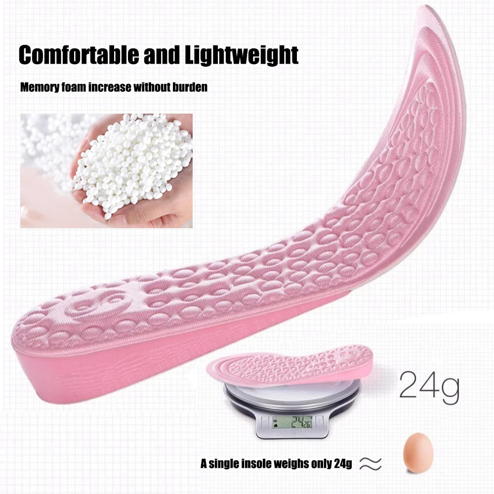 1Pair Height Increased Insoles for Women
