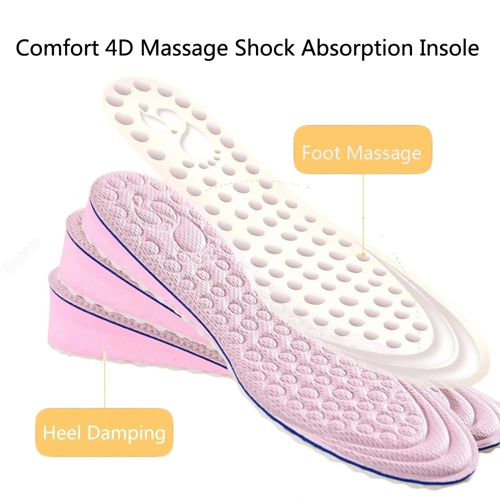 1Pair Height Increased Insoles for Women