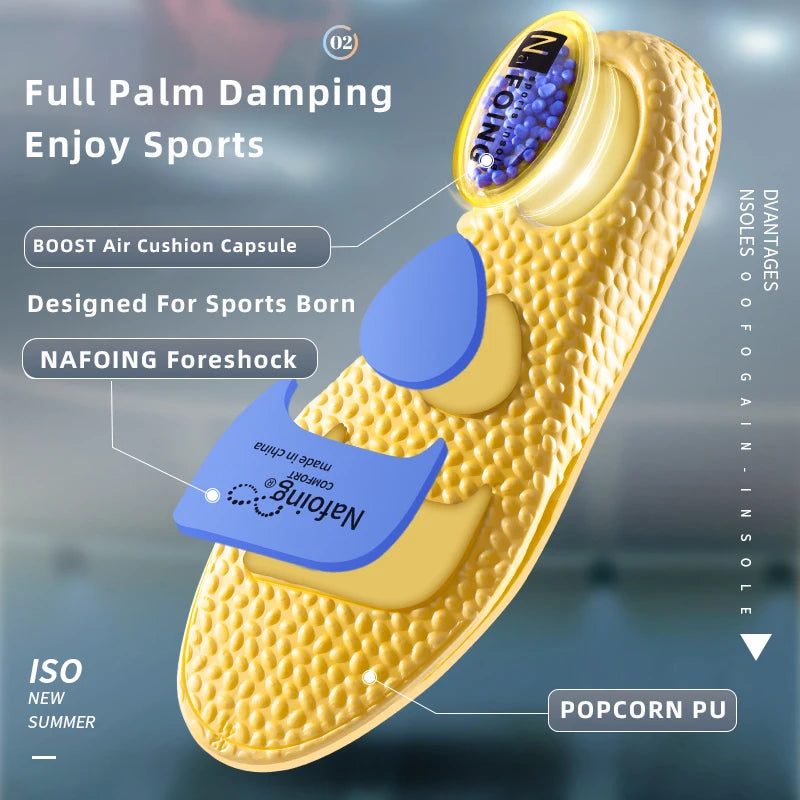 PU Memory Foam Breathable Sports insole