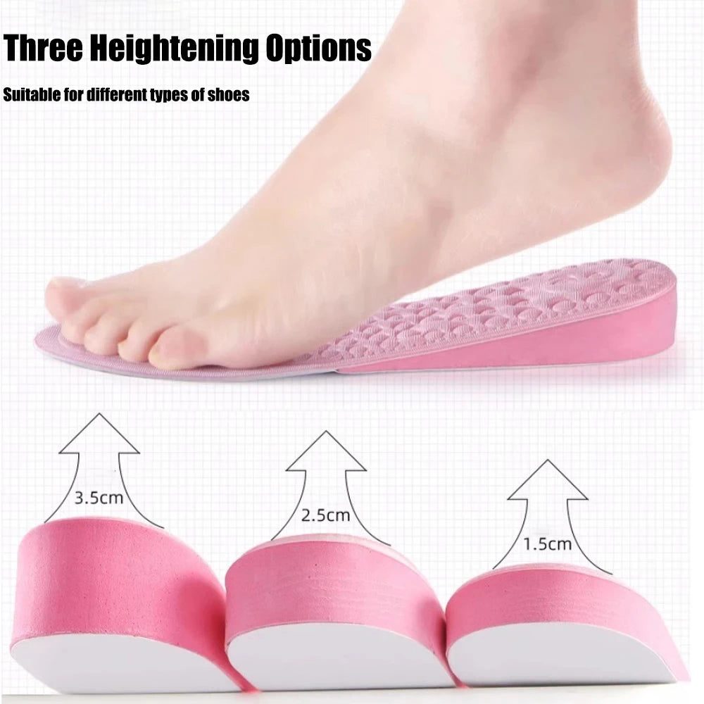 1Pair Height Increased Insoles for Women