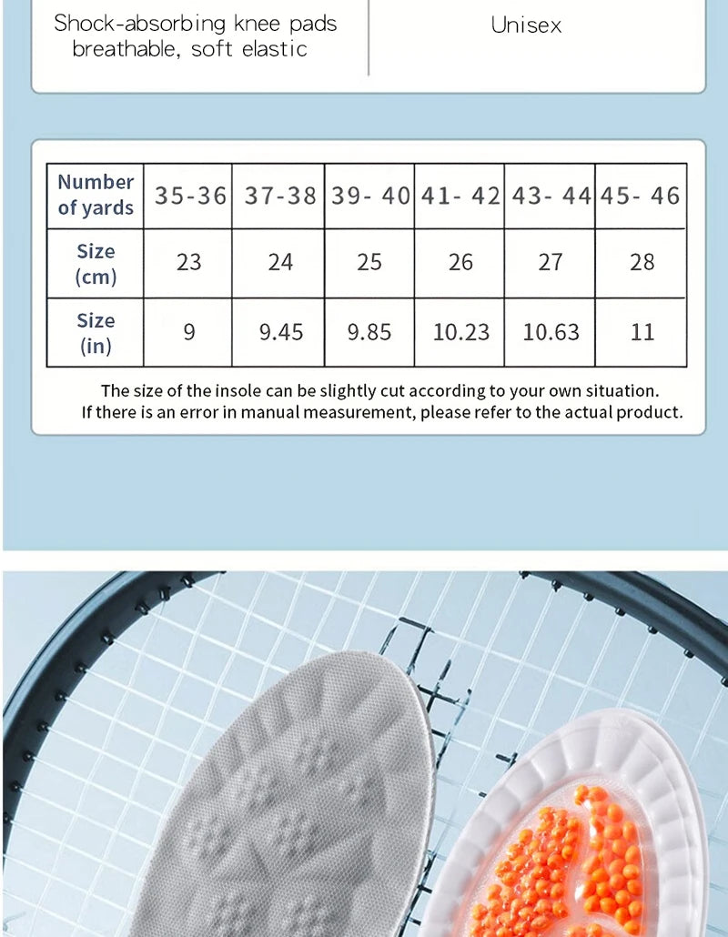 High Elasticity Triple Shock Absorbing Sole Pad PU Memory Foam