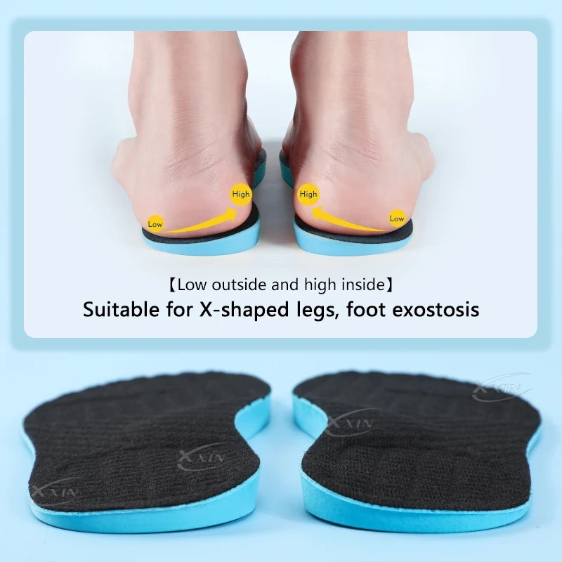 X/O leg Correction Insoles Orthopedic Shoe Pads