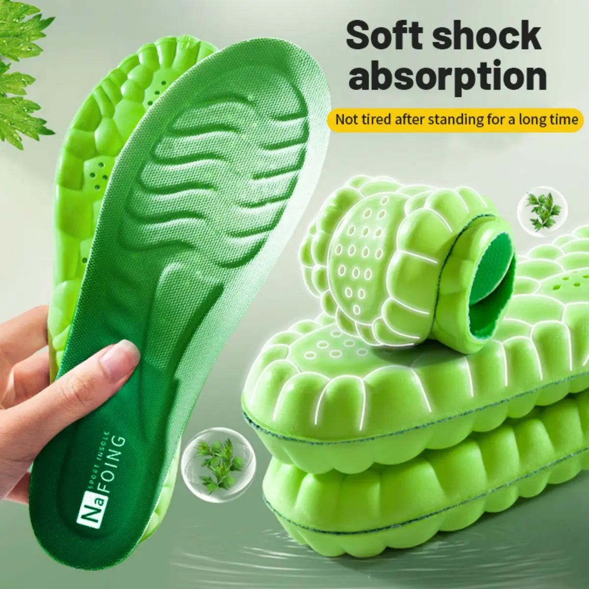 Sport  Antibacterial Anti-odorant Breathable Insoles