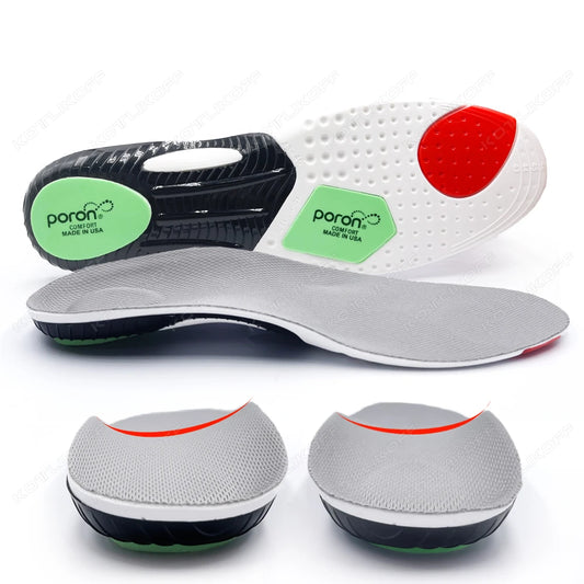 Sport High Elasticity Orthopedic Insoles for Arch Support Man Women