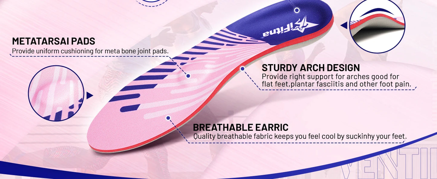 Pain Relief Orthopedic Insole Flat Feet  Men Women