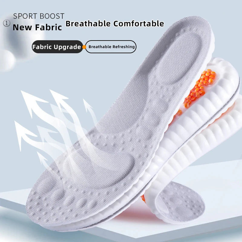 High Elasticity Triple Shock Absorbing Sole Pad PU Memory Foam