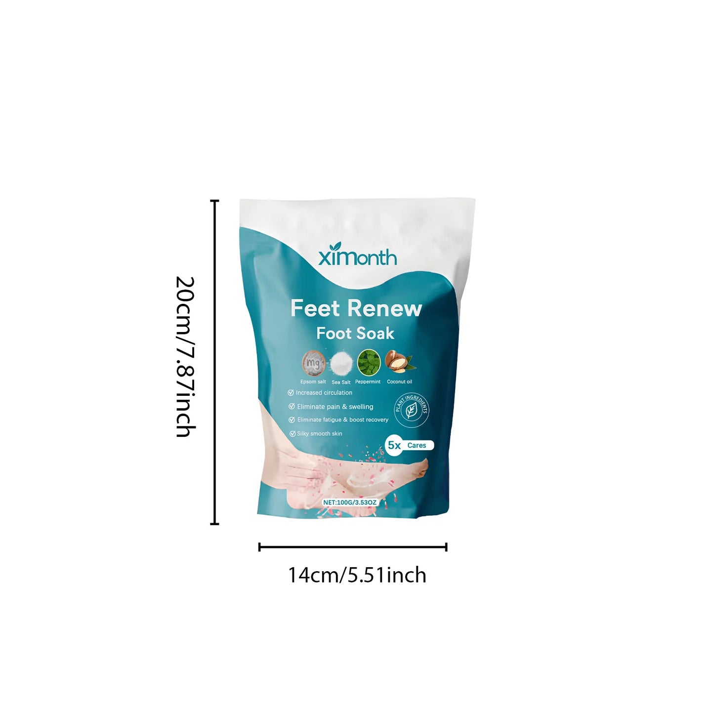 Refreshing Foot Bath Salt For Relaxation & Exfoliation