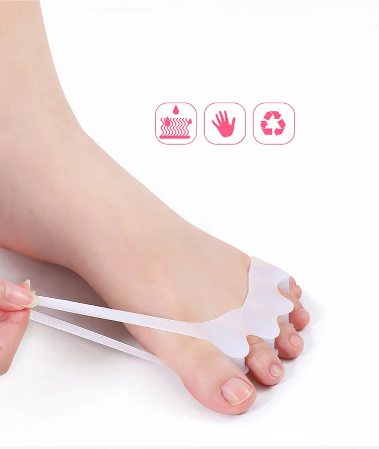 Silicone Toe Separator Foot Fingers Separators