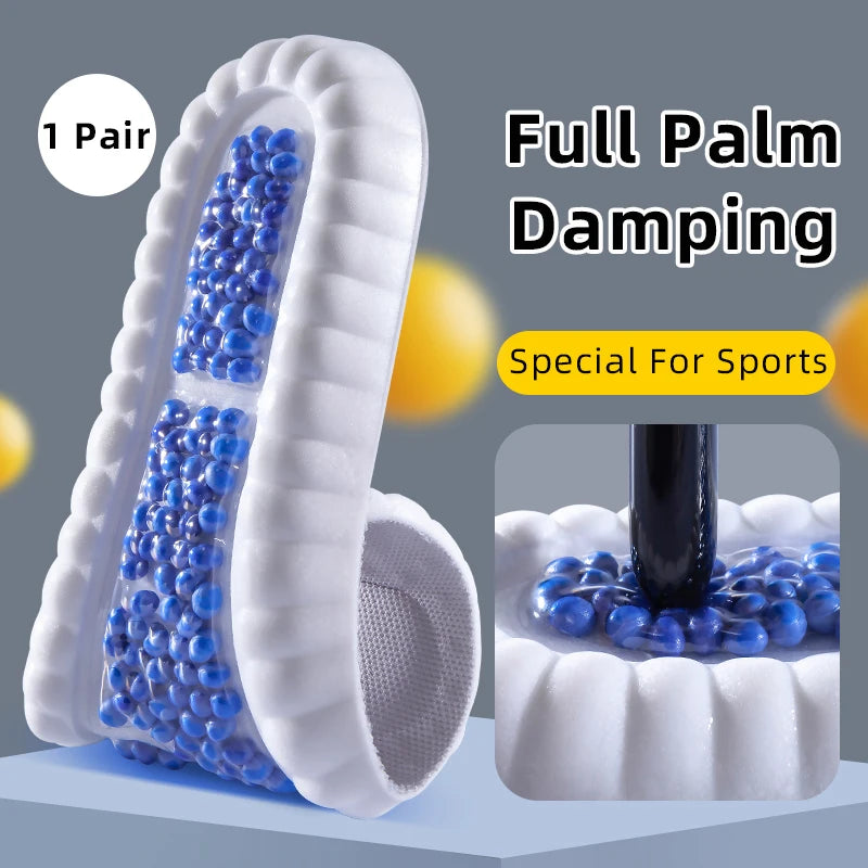 High Elasticity Triple Shock Absorbing Sole Pad PU Memory Foam