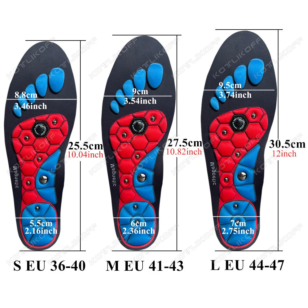 Acupressure Magnetic Insoles for Men Women