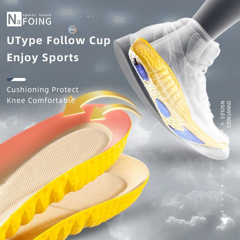 PU Memory Foam Breathable Sports insole