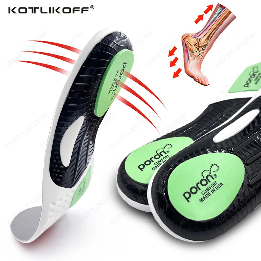 Sport High Elasticity Orthopedic Insoles for Arch Support Man Women
