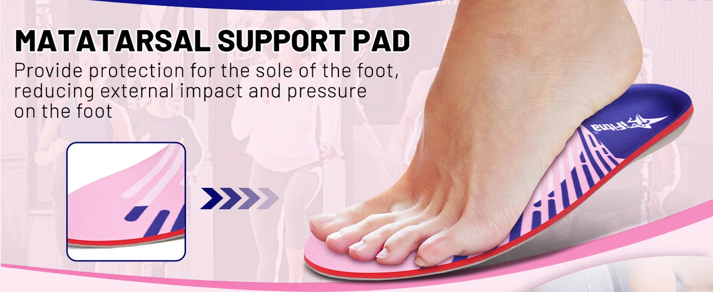 Pain Relief Orthopedic Insole Flat Feet  Men Women