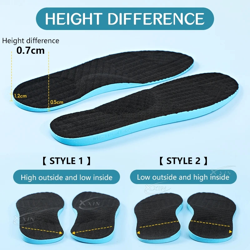 X/O leg Correction Insoles Orthopedic Shoe Pads