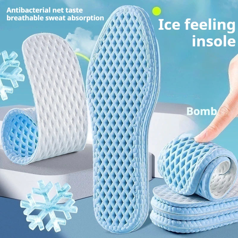 Mesh Breathable Insoles for Shoes Men Summer Cool Insole