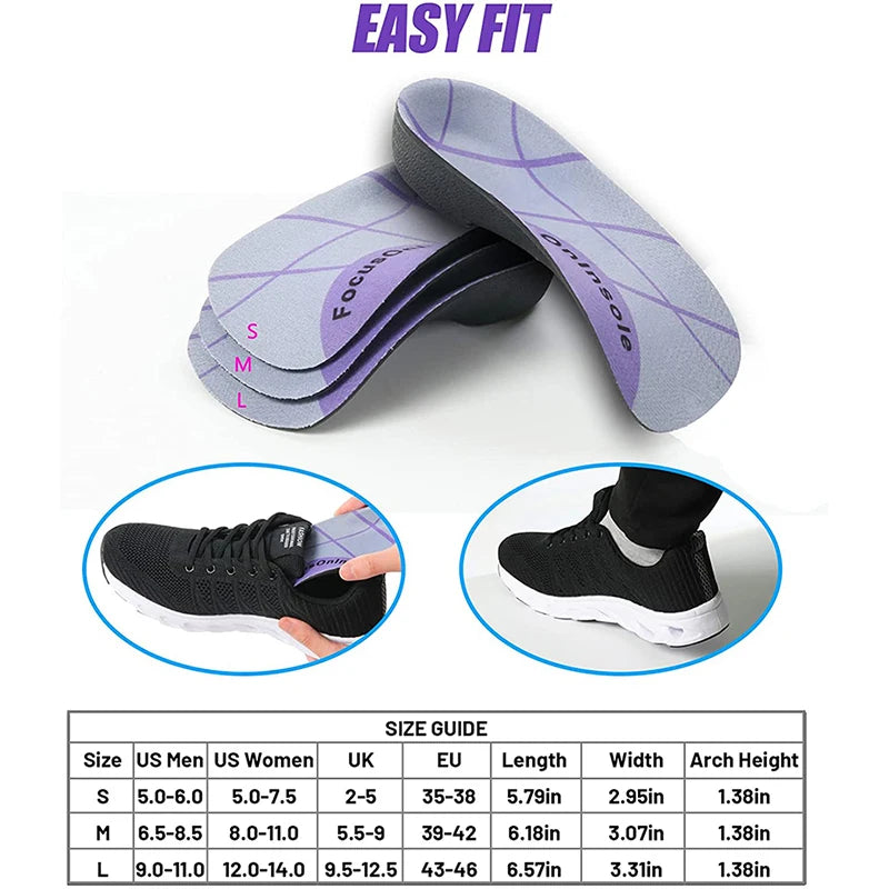 Orthopedic Insoles Arch Support for Walking Running Sports