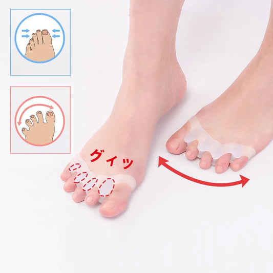Silicone Toe Separator Foot Fingers Separators