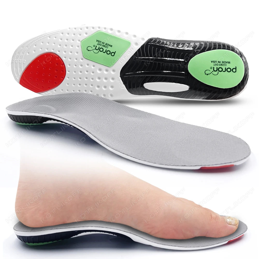 Sport High Elasticity Orthopedic Insoles for Arch Support Man Women