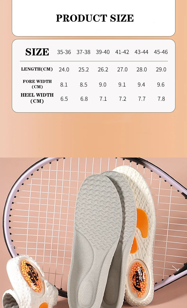 Popcorn Sports Air Cushion Shock-absorbing Insoles