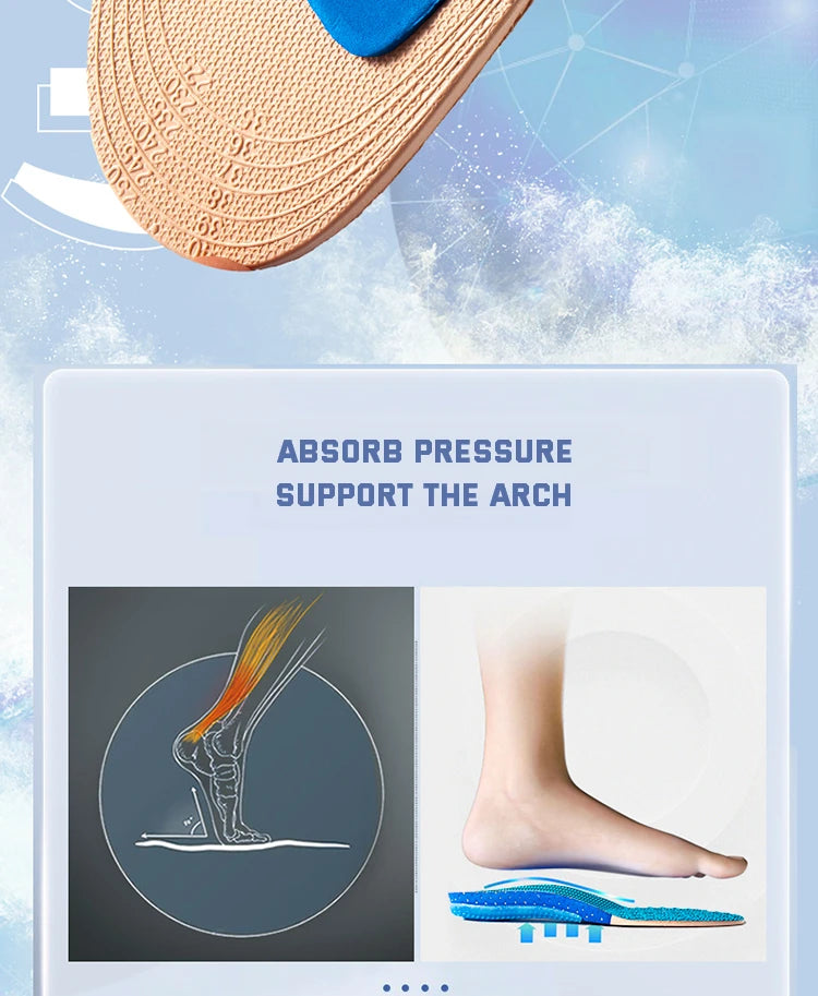 High Elastic Sport Shock absorbing Insole