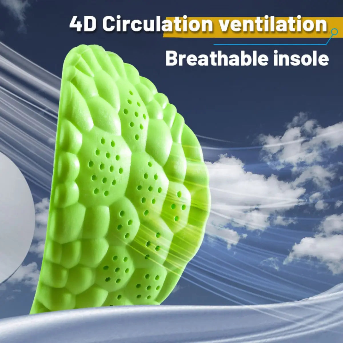 Sport  Antibacterial Anti-odorant Breathable Insoles