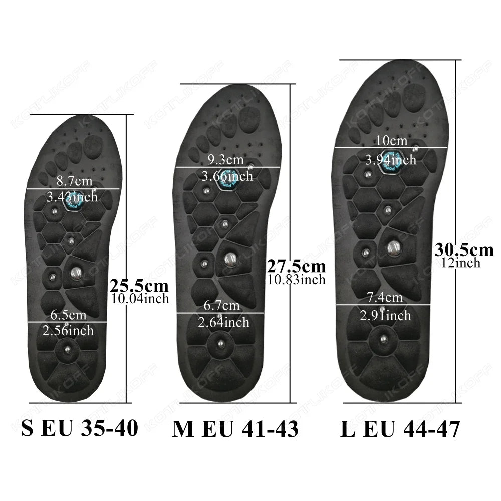 Breathable Magnetic Insoles – Men & Women