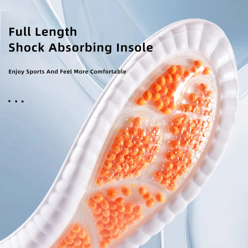 High Elasticity Triple Shock Absorbing Sole Pad PU Memory Foam