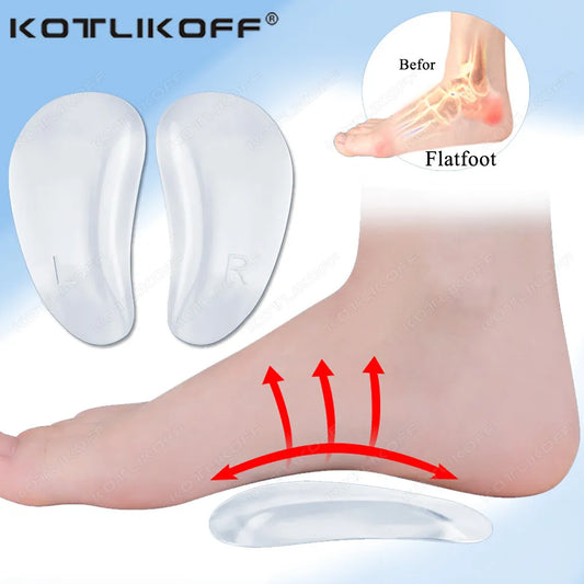 Gel Flat Feet Arch Support Orthopedic Insoles