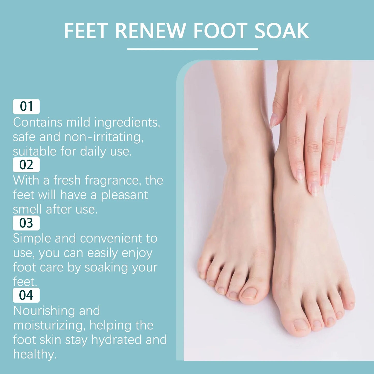 Refreshing Foot Bath Salt For Relaxation & Exfoliation
