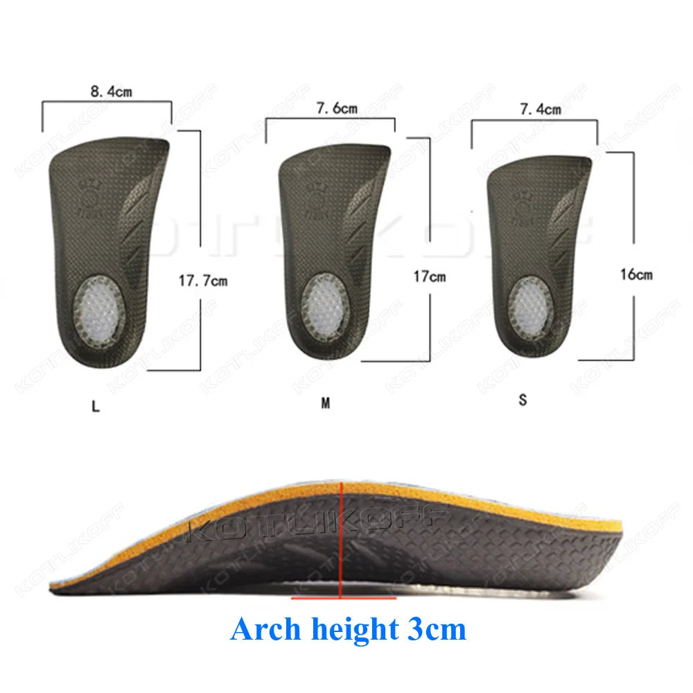 Orthopedic Half Insole For Flat Foot/Arch