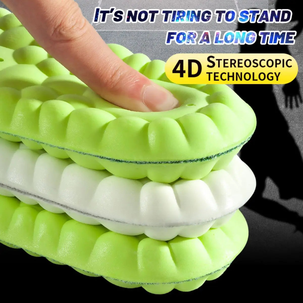 Sport  Antibacterial Anti-odorant Breathable Insoles